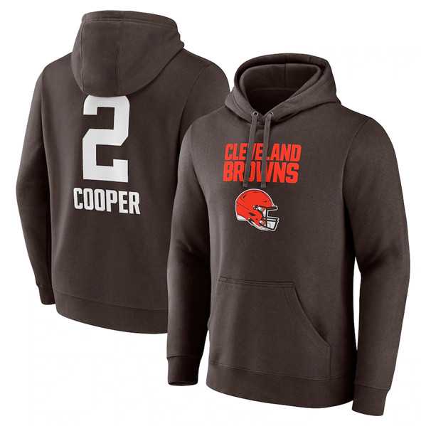 Men's Cleveland Browns #2 Amari Cooper Brown Team Wordmark Player Name & Number Pullover Hoodie,We sell and wholesale Men's Cleveland Browns #2 Amari Cooper Brown Team Wordmark Player Name & Number Pullover Hoodie on line form chian!